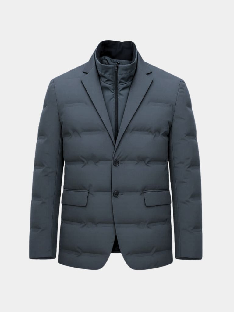 JUSTIN | Manteau d'hiver en lainage premium — coupe taillée
