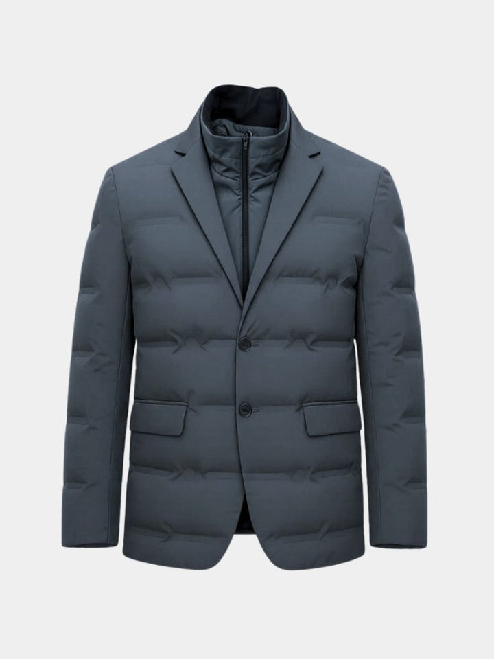 JUSTIN | Manteau d'hiver en lainage premium — coupe taillée