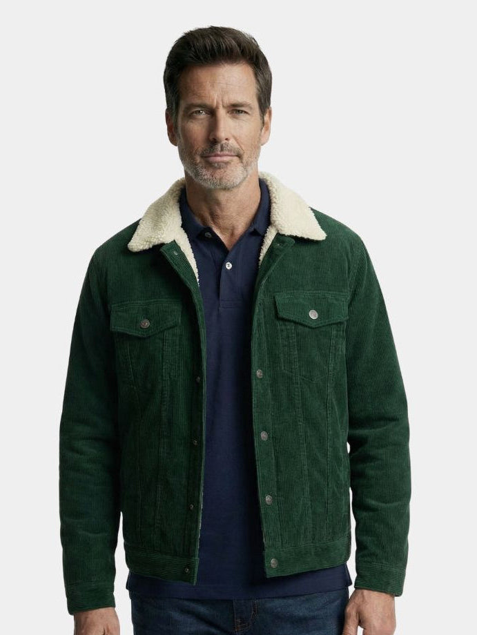 ROLAND | Veste en velours côtelé — doublure en maille moutonnée