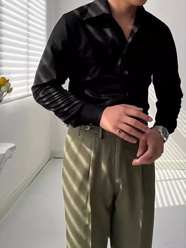 LUGINO | CHEMISE ATHLÉTIQUE ITALIENNE POUR HOMME EN BAMBOU