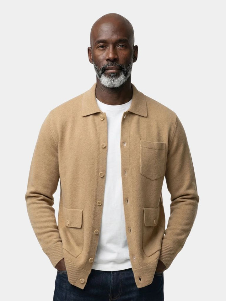 LAURENT | Manteau en cachemire — coupe taillée intemporelle