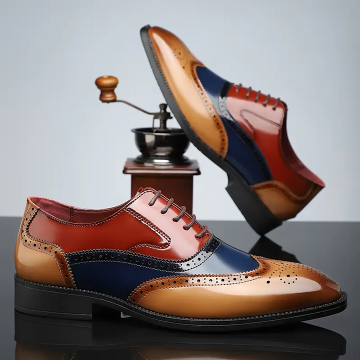 Baudelaire | Richelieu à bout fleuri — cuir patiné