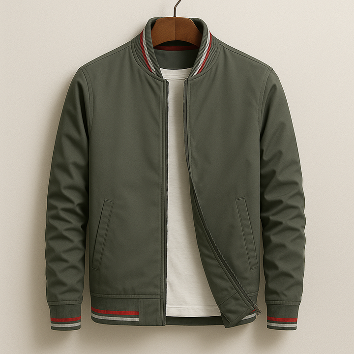 VESTE BOMBER D'ÉTÉ AVEC RAYURES