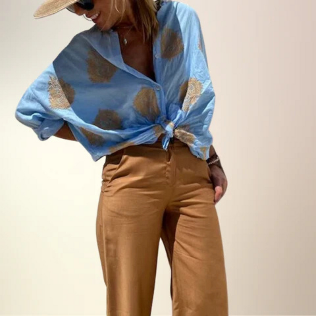 Christine | Blouse légère & élégante en coton premium