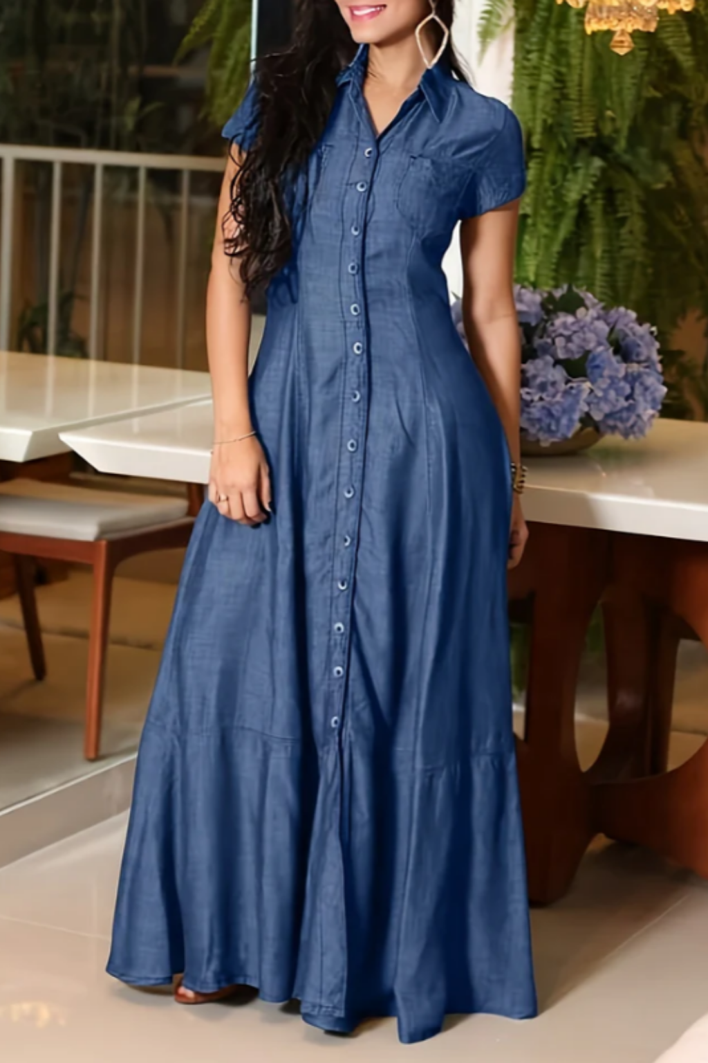 SIDONIE | Robe Longue en Jean