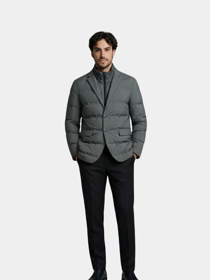 JUSTIN | Manteau d'hiver en lainage premium — coupe taillée