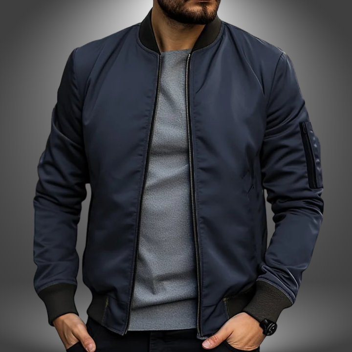 ÉTIENNE | Veste Bomber Légère — Coupe Slim & Style Intemporel