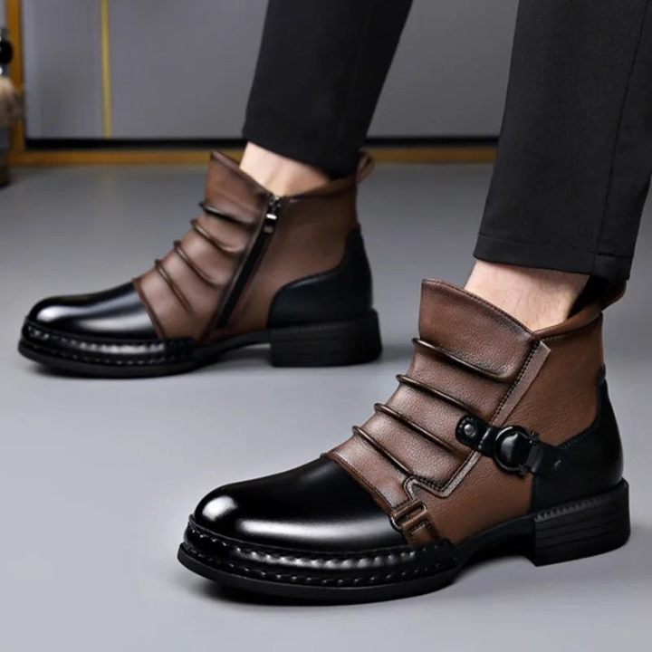 BOTTINES À BOUCLE POUR HOMME