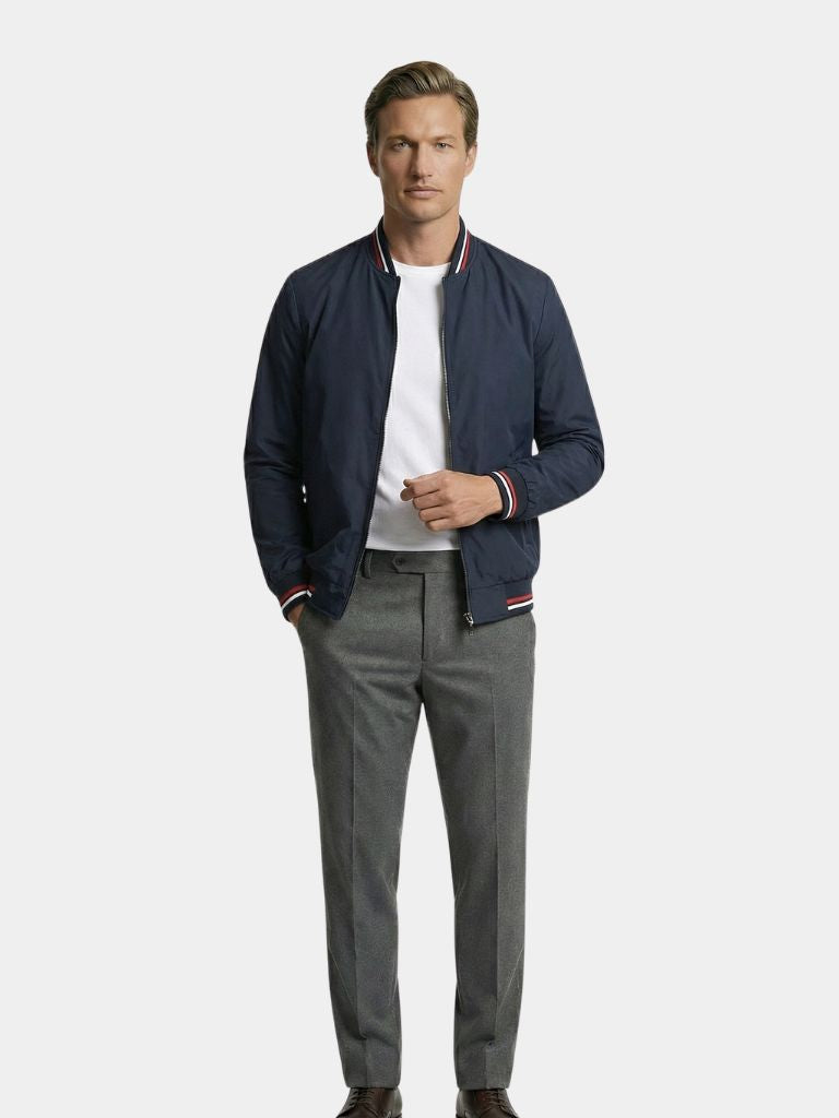 YANN | Blouson aviateur en coton brossé — coupe casual décontractée
