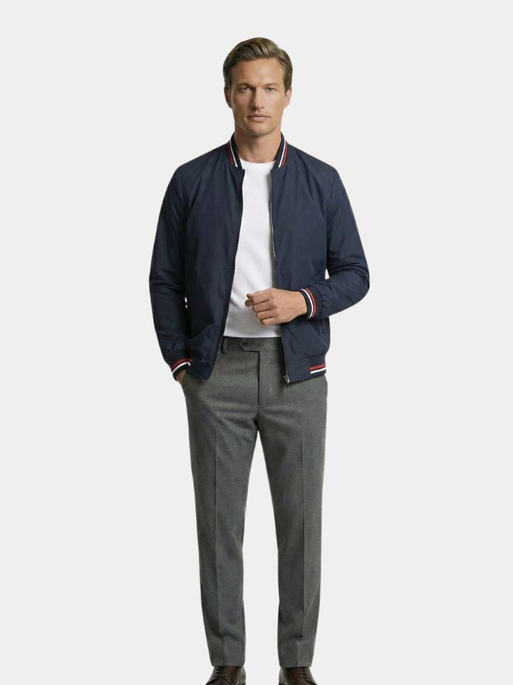 YANN | Blouson aviateur en coton brossé — coupe casual décontractée