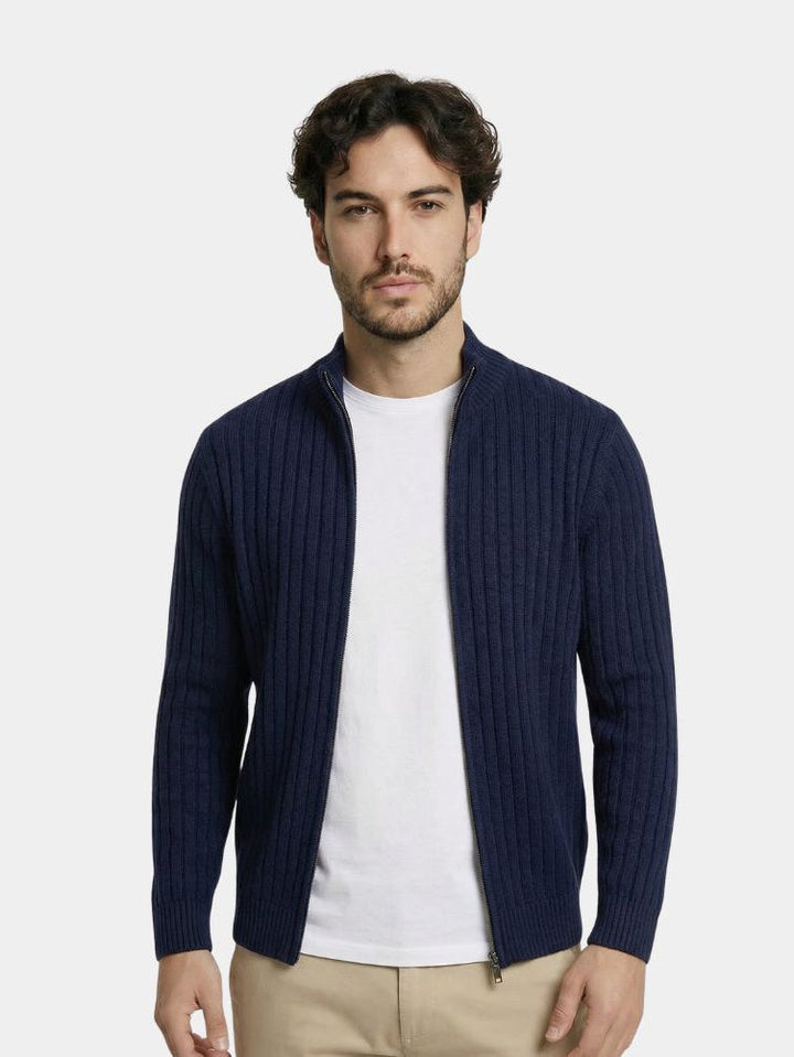 STANISLAS | Veste en maille premium — coupe taillée et finitions raffinées