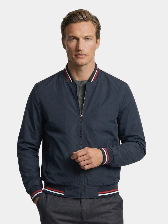 YANN | Blouson aviateur en coton brossé — coupe casual décontractée