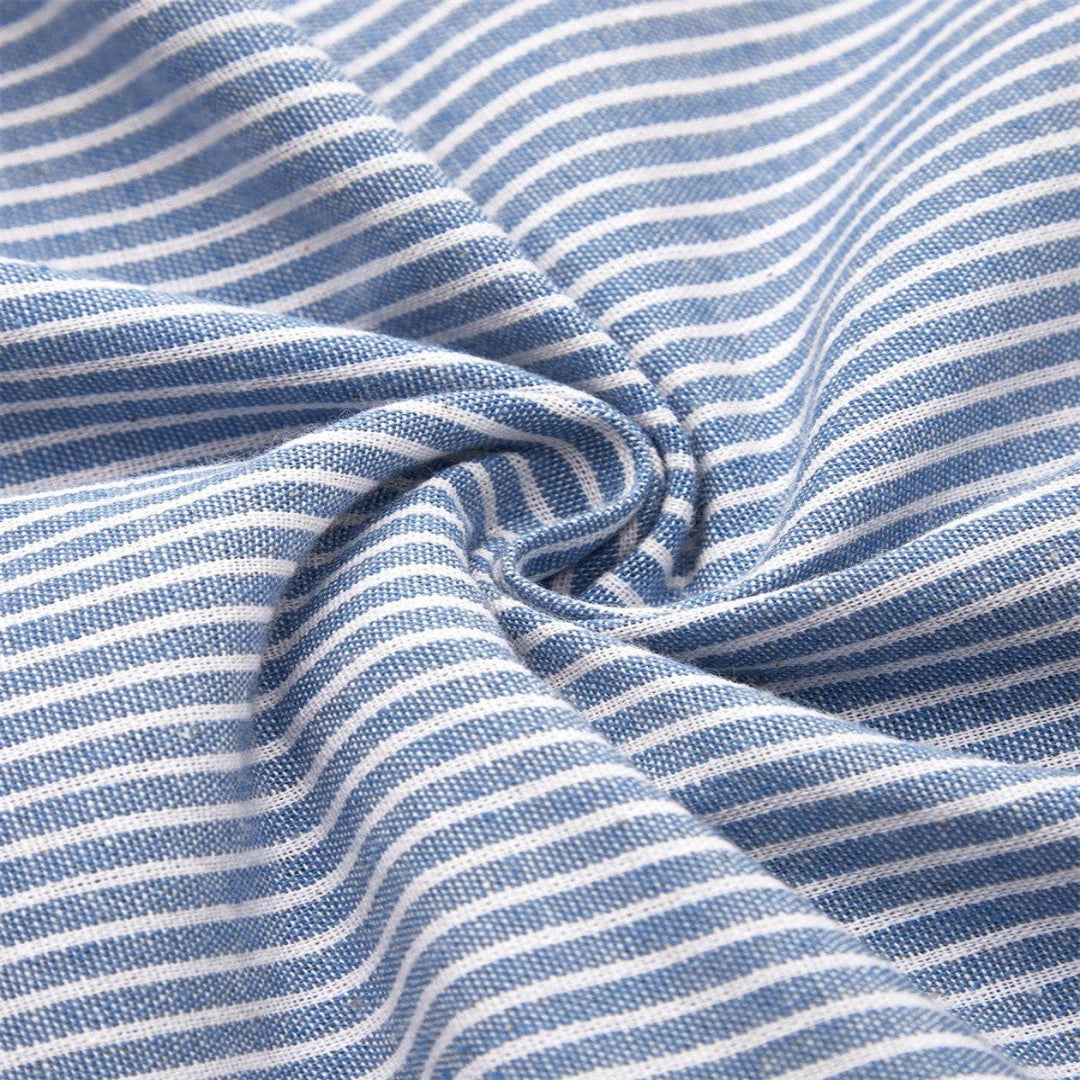 Juliette | Robe Midi Rayée Élégance Intemporelle