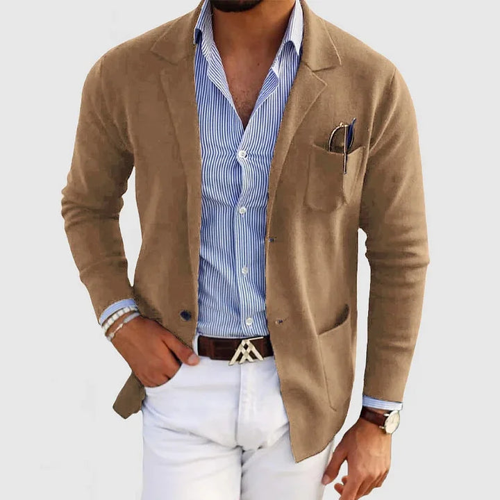 BLAZER LUXUEUX POUR HOMME EN MATÉRIAU SOUPLE
