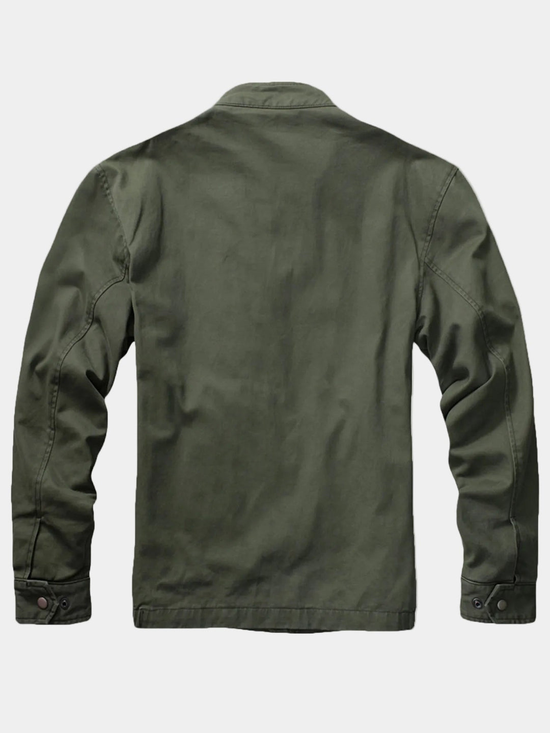 BARNABÉ | Veste utility en coton brossé — col officier et poches à pression