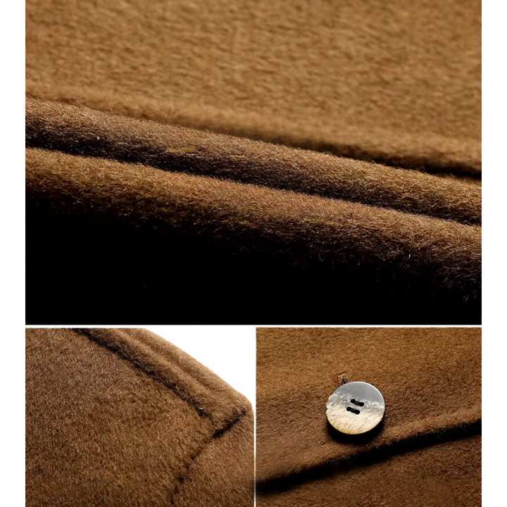 MANTEAU EN LAINE À CAPUCHE POUR HOMME