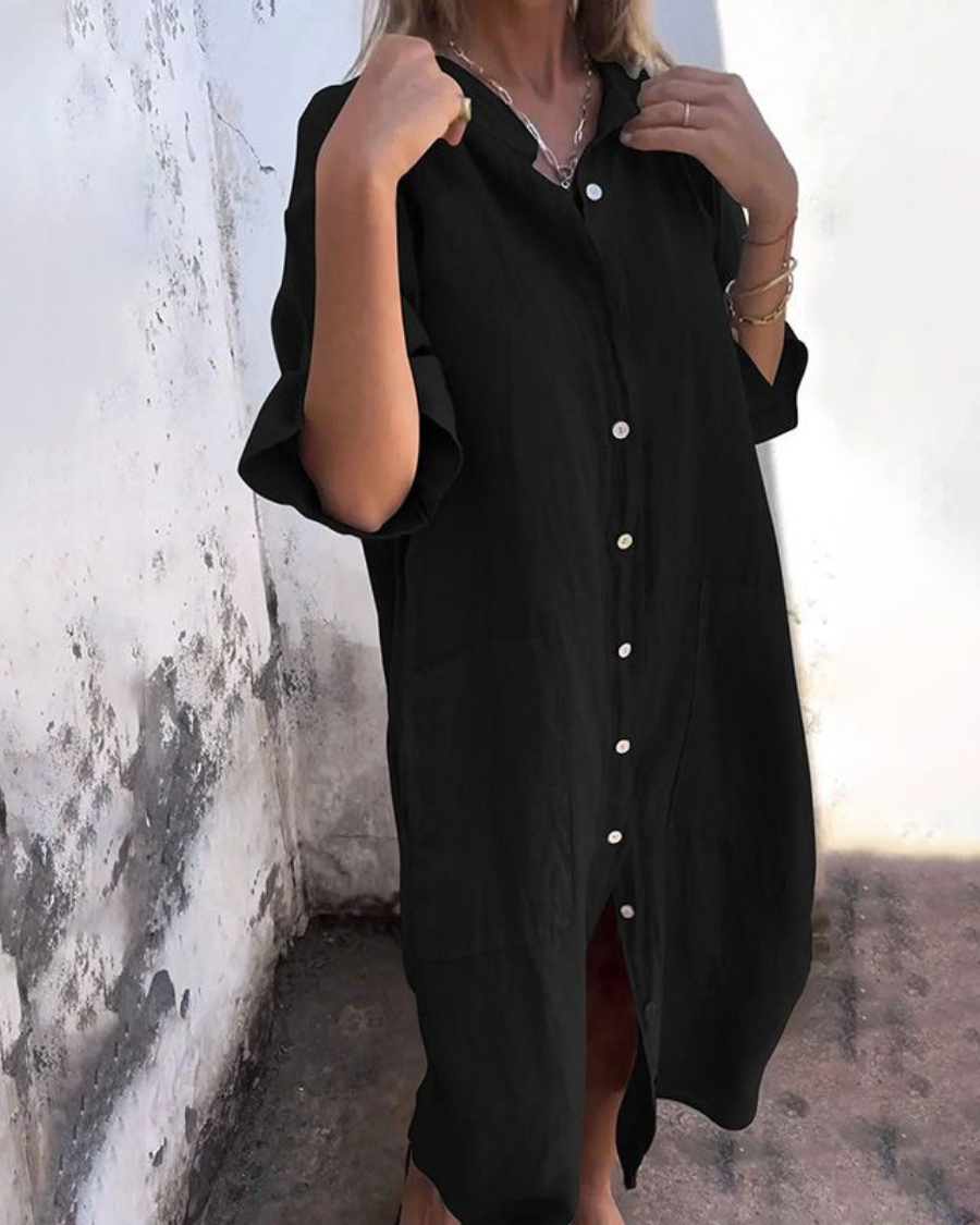 Camille Cannes | Robe Chemise Bohème Chic