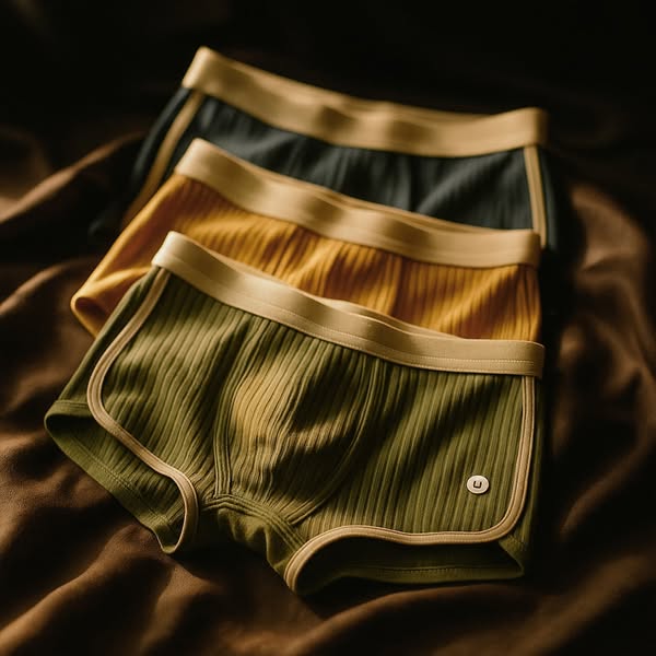BOXER EN COTON BIOLOGIQUE POUR HOMME (LOT DE 3)