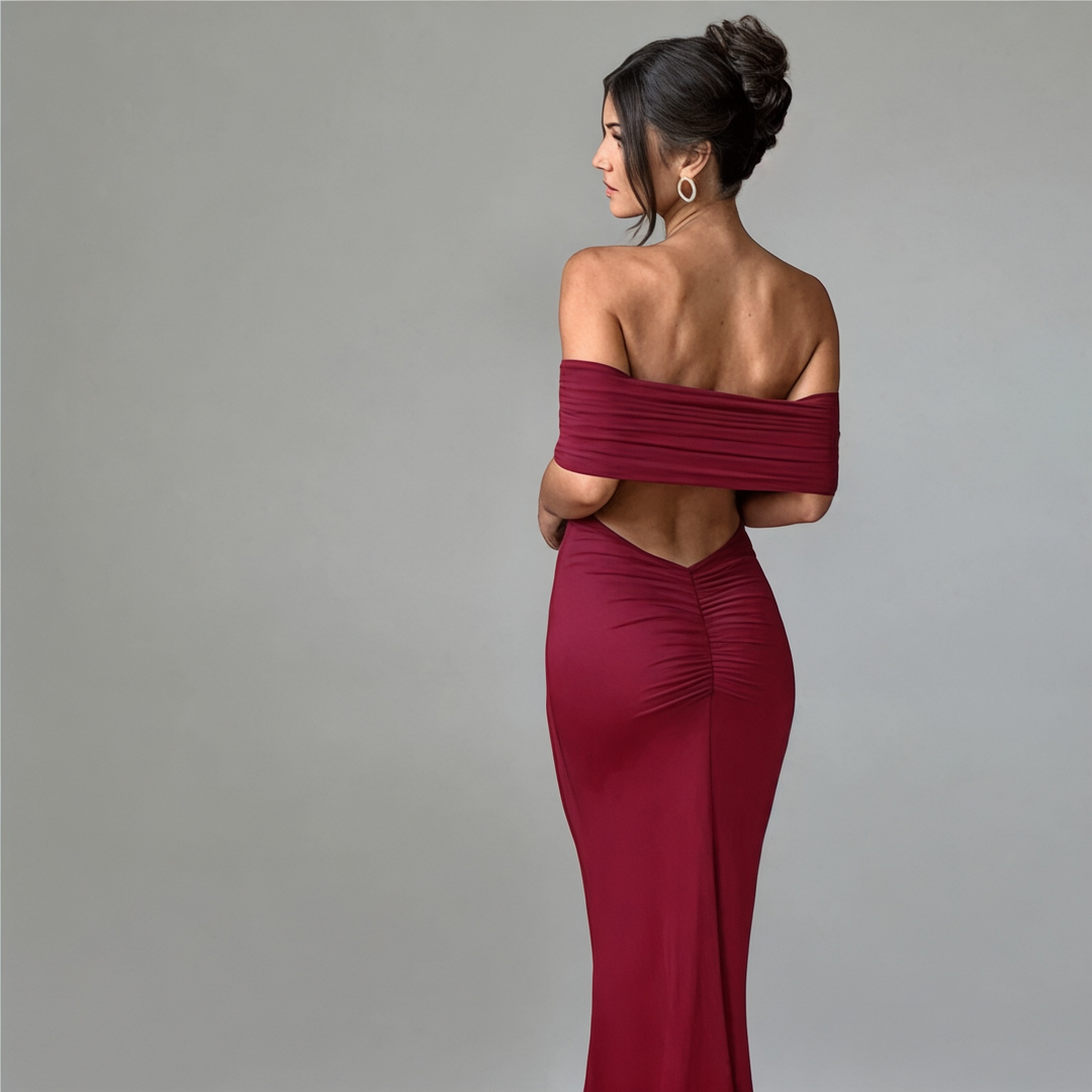 Camille Cannes | Robe Longue Élégante Sans Bretelles