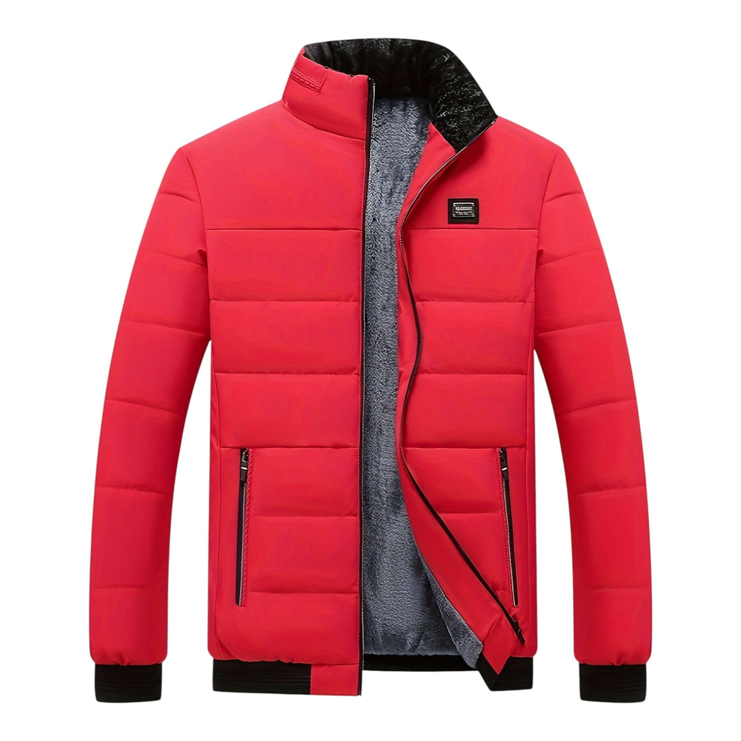 VESTE D’HIVER ÉLÉGANTE ZIPPÉE POUR HOMME