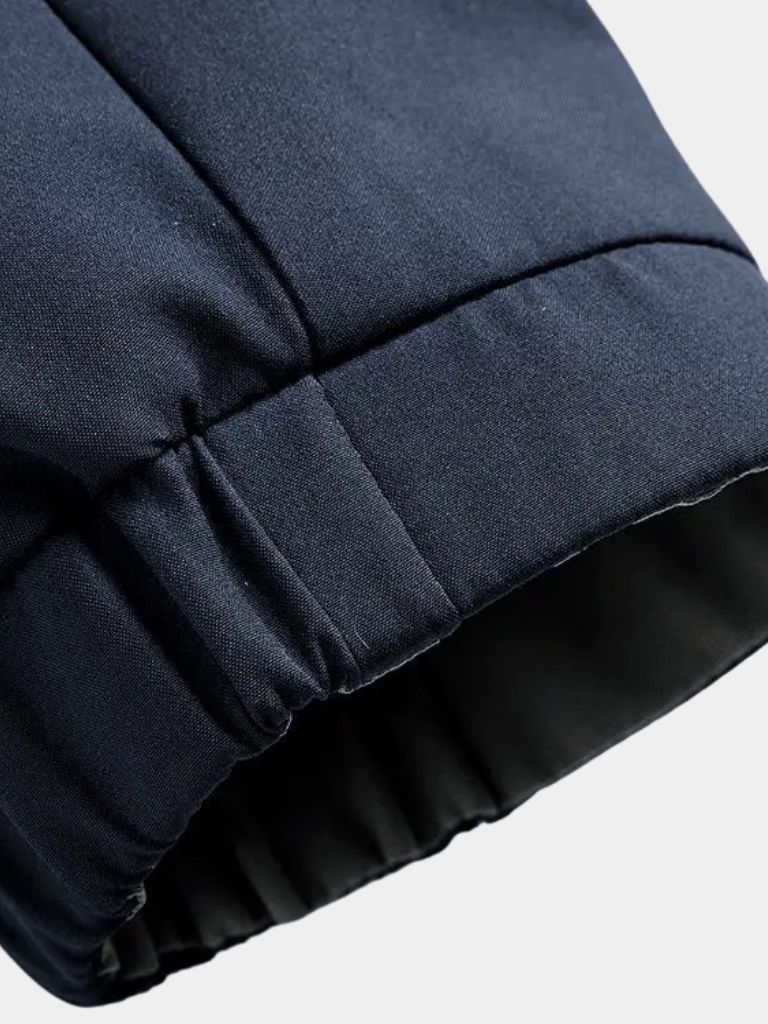 GABRIEL | Veste zippée en coton technique — coupe taillée polyvalente