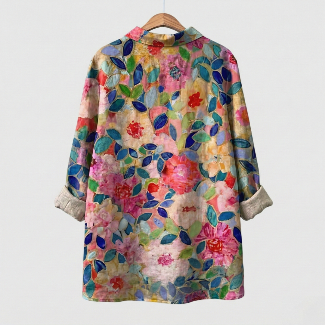 Madeleine | Chemise florale premium au tombé élégant