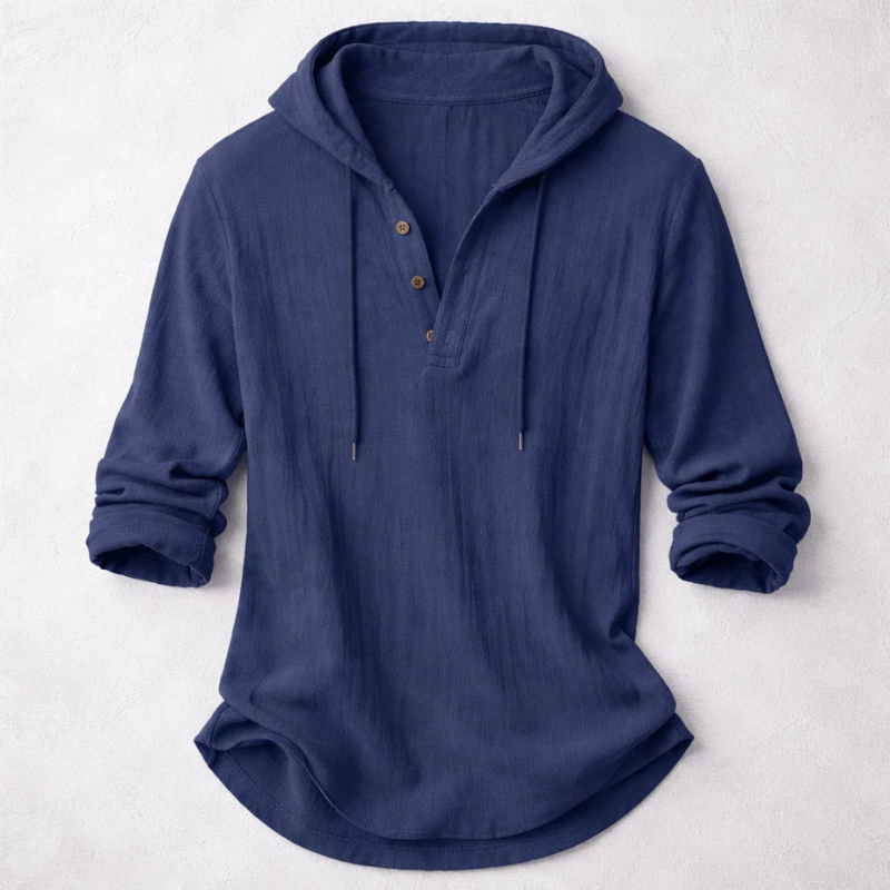 CHEMISE À CAPUCHE ÉLÉGANTE POUR HOMME