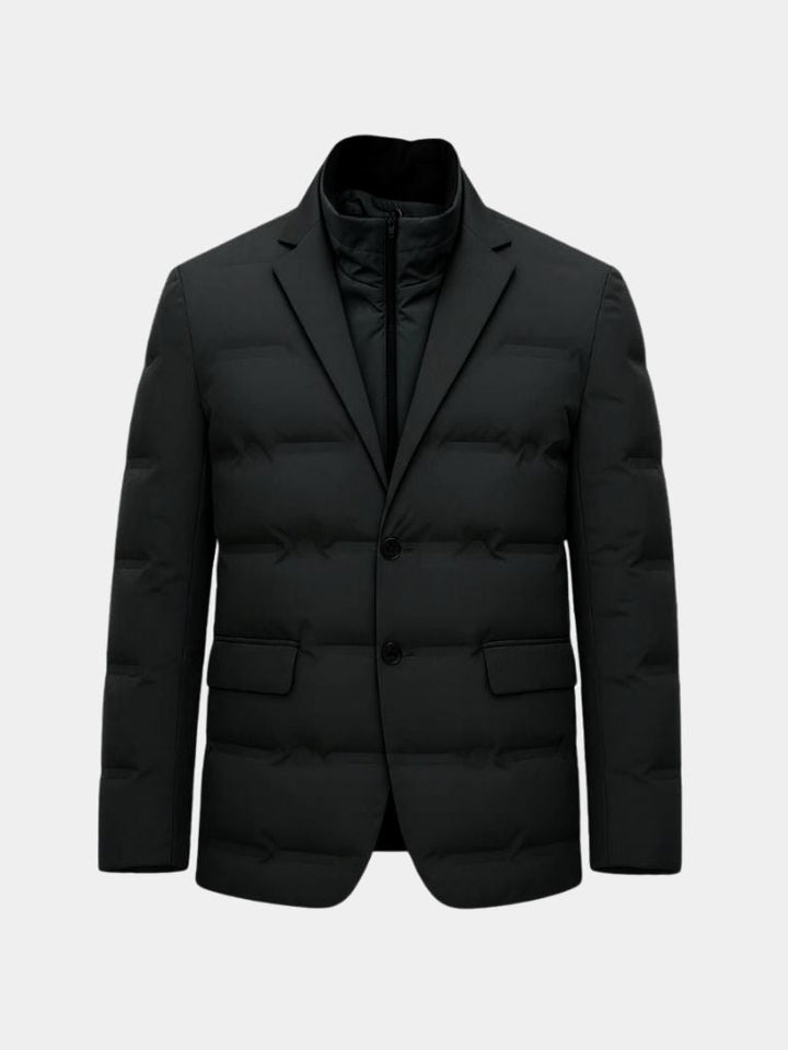 JUSTIN | Manteau d'hiver en lainage premium — coupe taillée