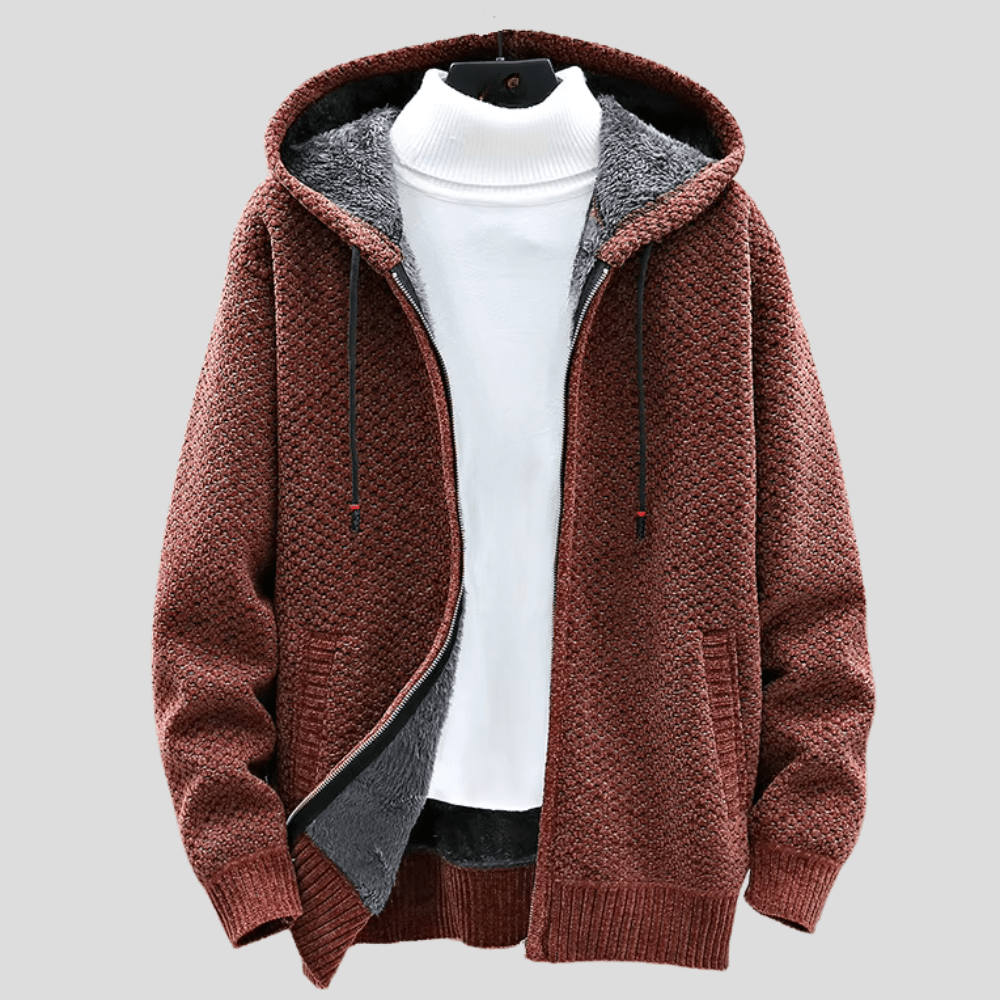 VESTE ÉLÉGANTE AVEC CAPUCHE