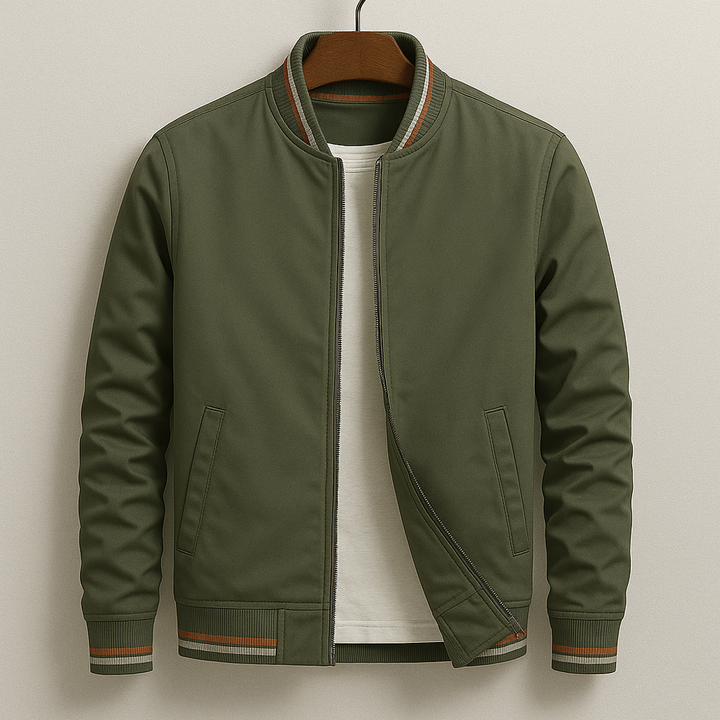 VESTE BOMBER D'ÉTÉ AVEC RAYURES