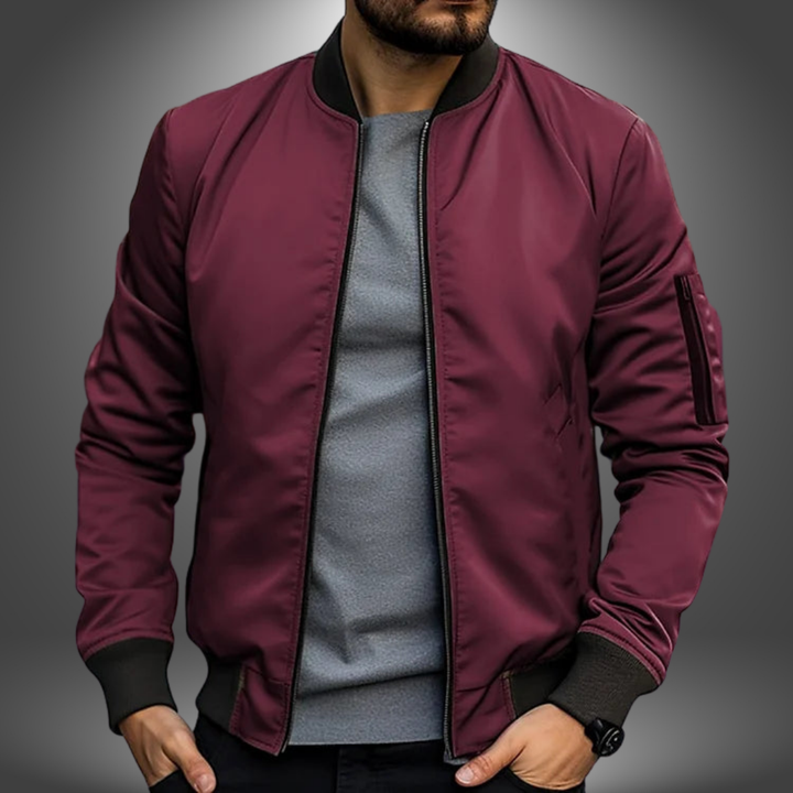 ÉTIENNE | Veste Bomber Légère — Coupe Slim & Style Intemporel