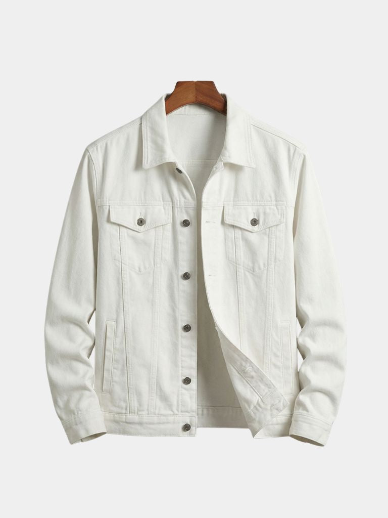 GÉRARD | Veste trucker en coton brossé — coupe droite
