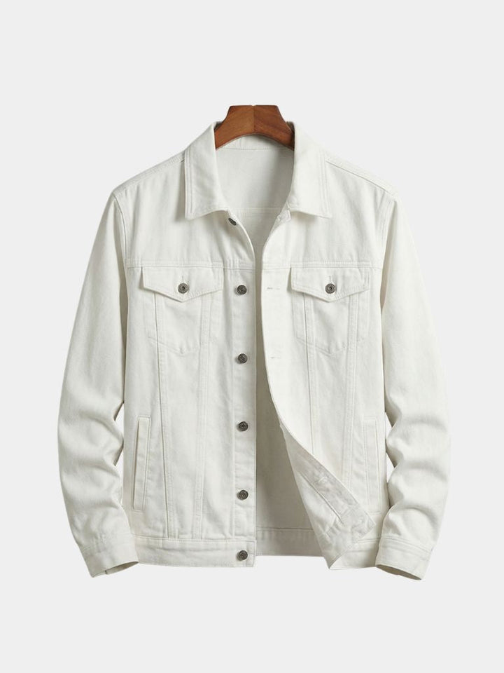 GÉRARD | Veste trucker en coton brossé — coupe droite