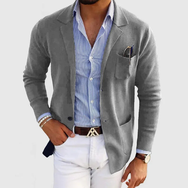 BLAZER LUXUEUX POUR HOMME EN MATÉRIAU SOUPLE