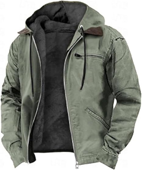 VESTE AVEC CAPUCHE POUR HOMME AUTOMNALE