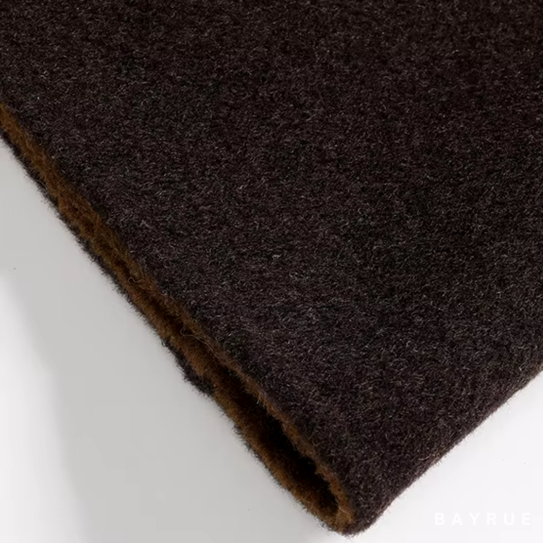 MANTEAU EN LAINE À CAPUCHE POUR HOMME