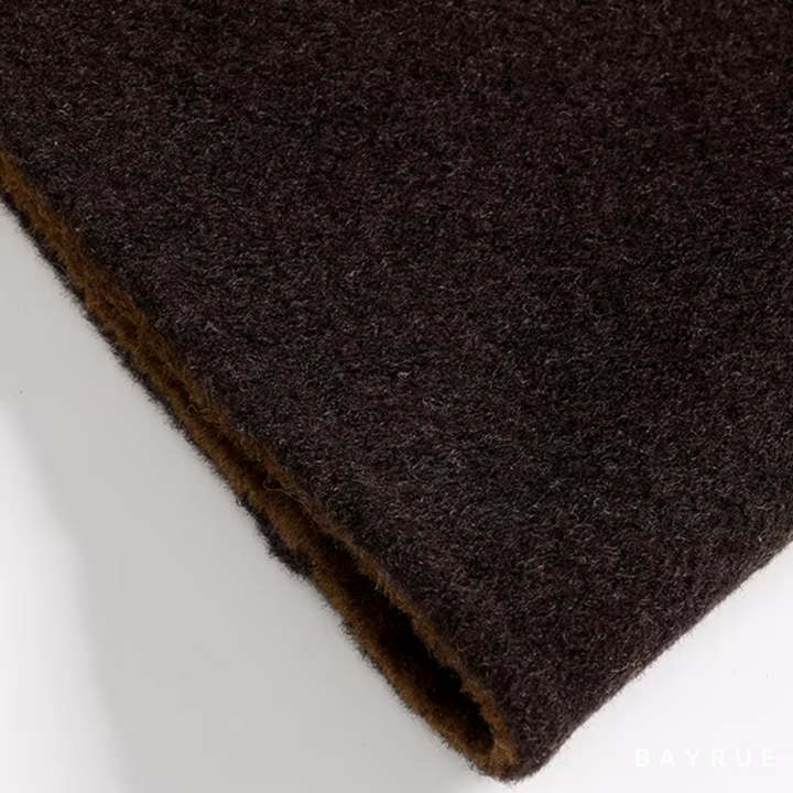 MANTEAU EN LAINE À CAPUCHE POUR HOMME
