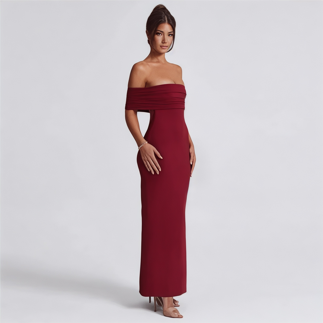 Camille Cannes | Robe Longue Élégante Sans Bretelles