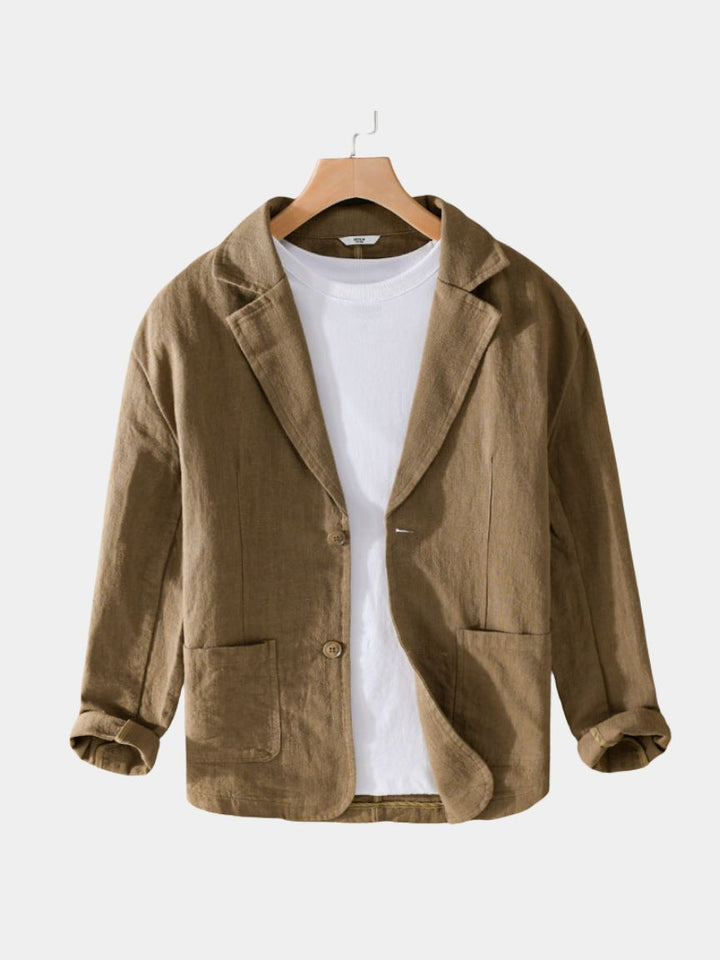 Linen summer blazer