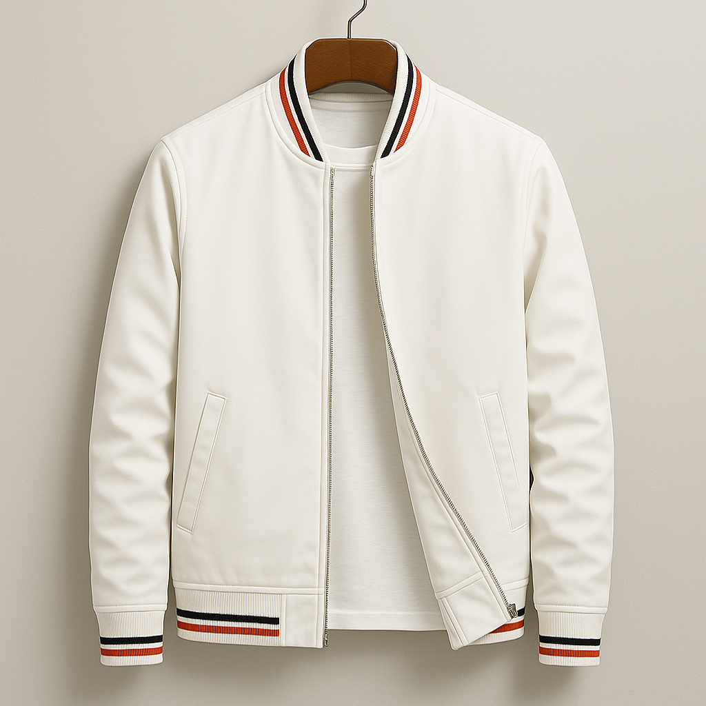 VESTE BOMBER D'ÉTÉ AVEC RAYURES