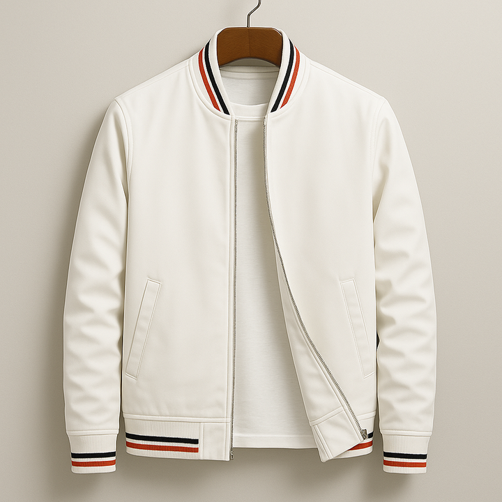 VESTE BOMBER D'ÉTÉ AVEC RAYURES
