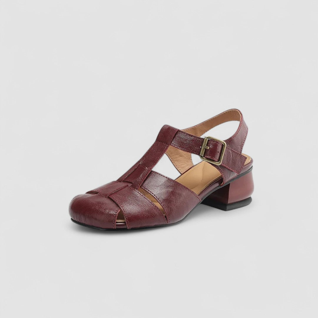 Amélie | Sandales en Cuir, Confort & Élégance Intemporelle