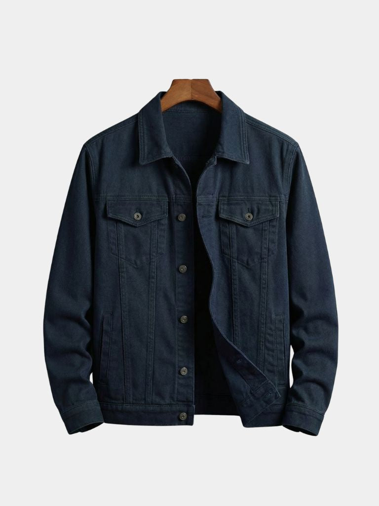 GÉRARD | Veste trucker en coton brossé — coupe droite