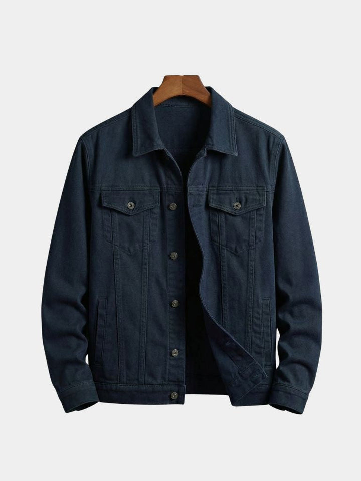 GÉRARD | Veste trucker en coton brossé — coupe droite
