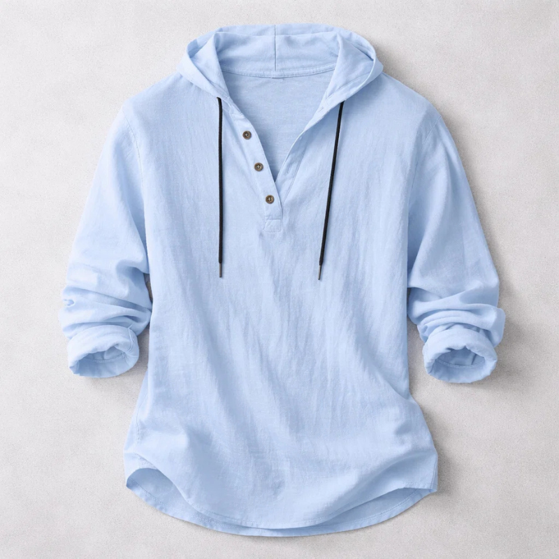 CHEMISE À CAPUCHE ÉLÉGANTE POUR HOMME