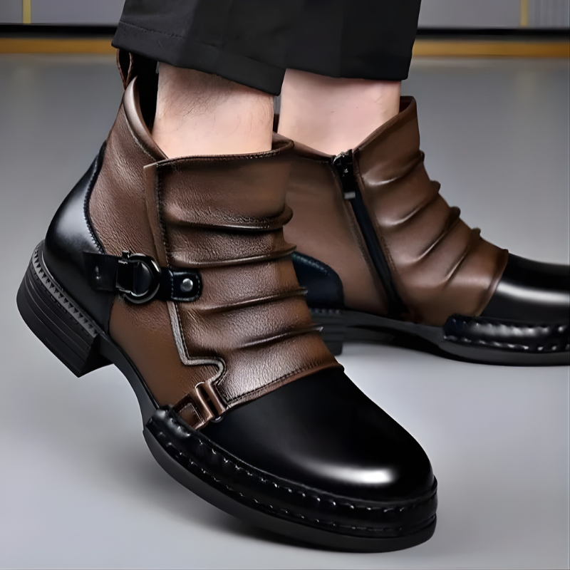BOTTINES À BOUCLE POUR HOMME