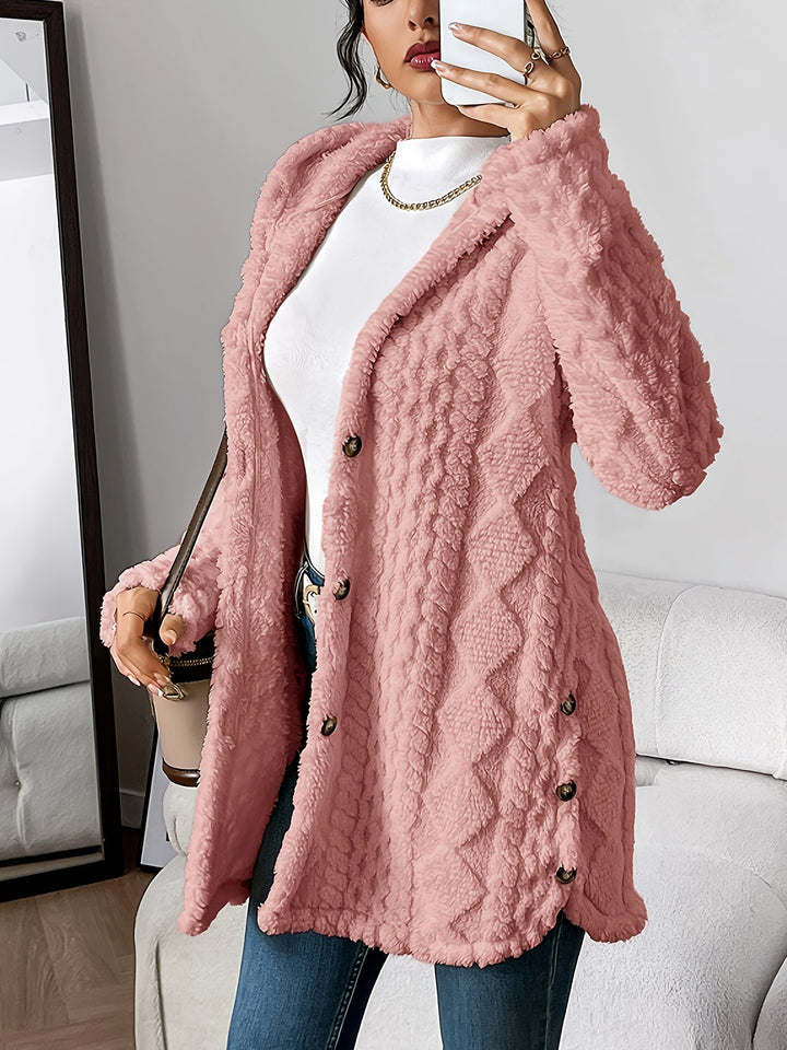 Camille Cannes | Manteau teddy chic