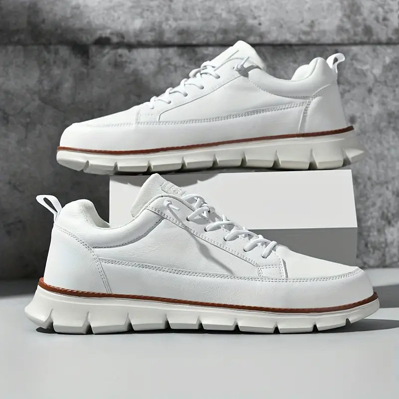 BASKETS EN CUIR AVEC SOUTIEN