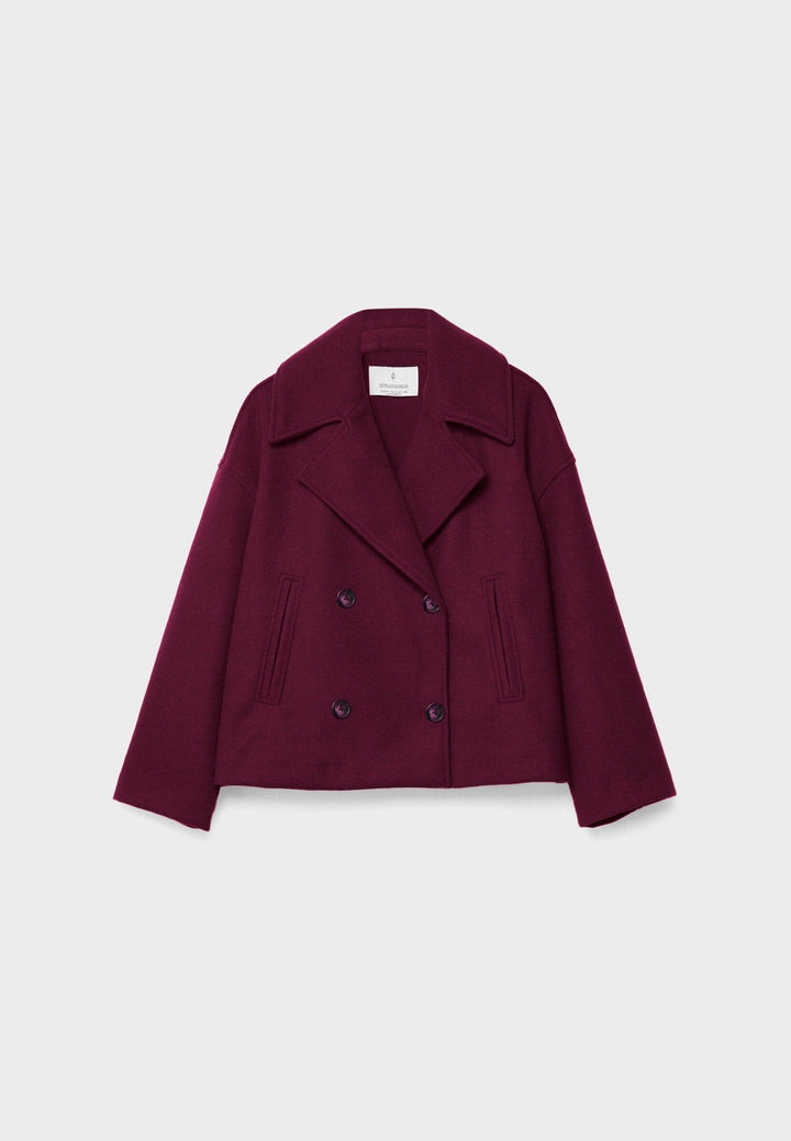 Veste courte chic à double boutonnage