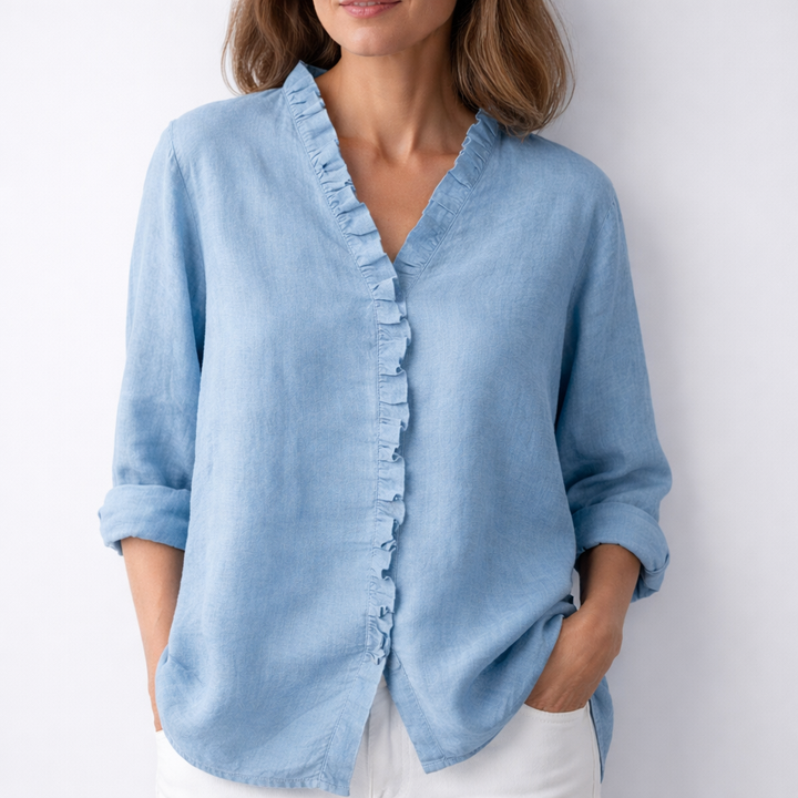 Sanelle | Chemise Élégante à Volants